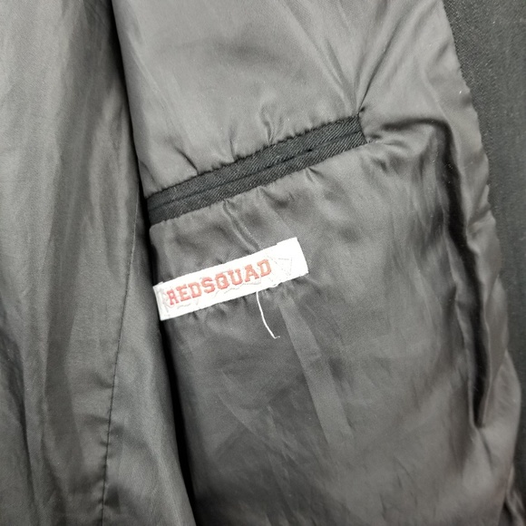 Red squad men's black blazer L - Picture 7 of 8